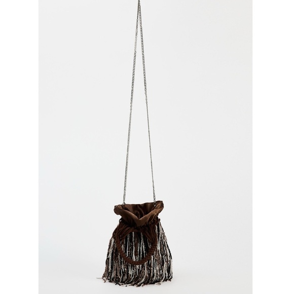 Zara beaded mini bucket bag - Picture 6 of 8